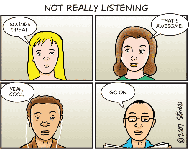 Not Really Listening